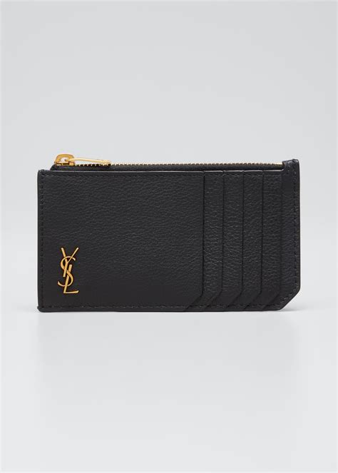 card holder men ysl|ysl zipped card case.